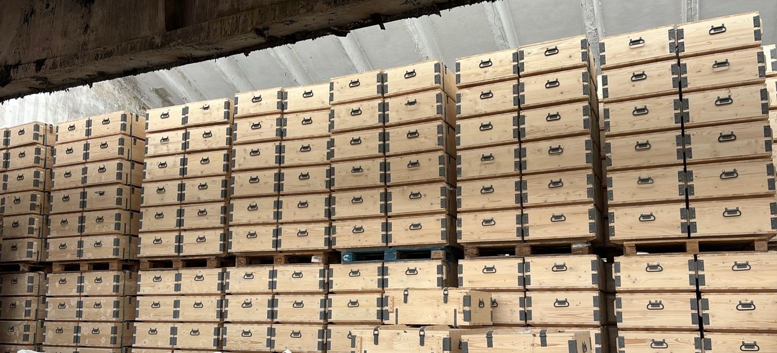 Industrial Wooden Crates